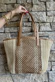 Farrah Raffia Tote Bag Light 